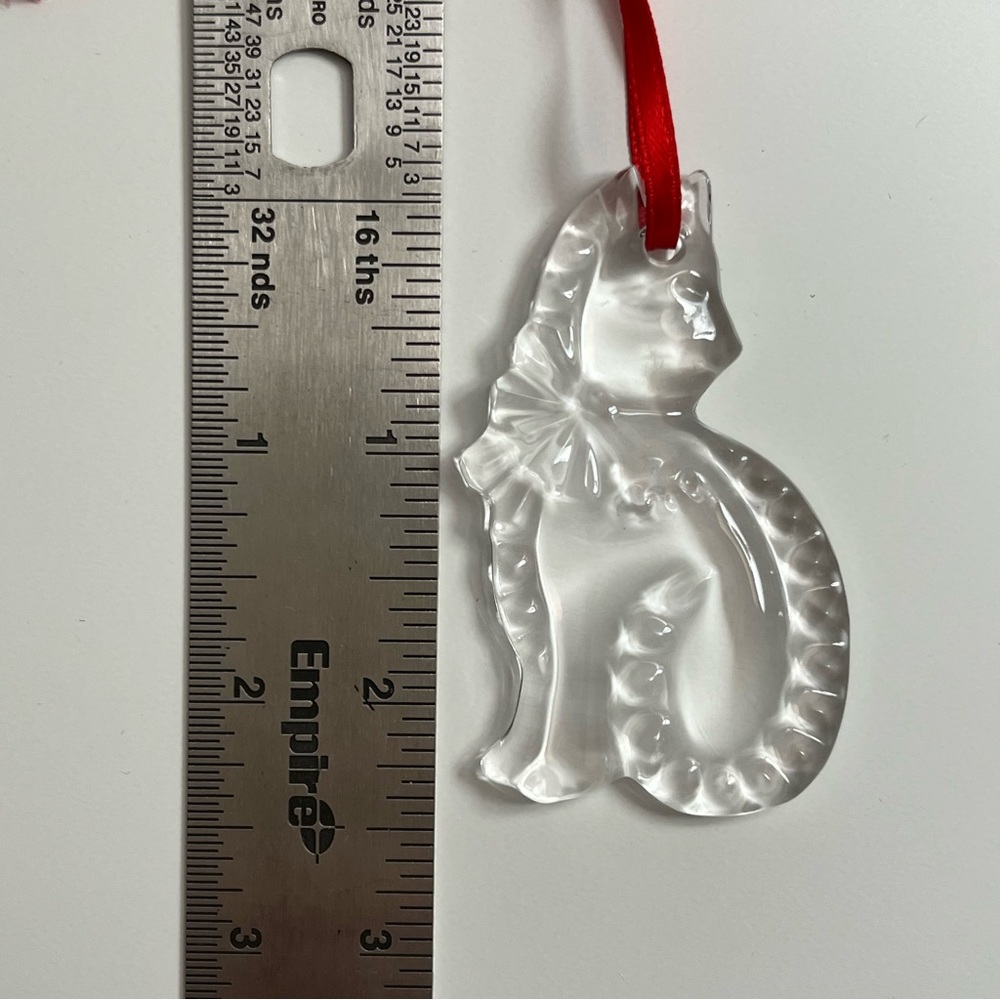 Cat Glass Ornament Hanging Home Decor Kitty Sun Catcher Window Year Around